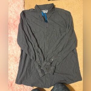Cinch button down pearl snap
